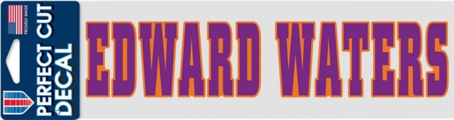 Edward Waters University 3'' x 10'' Perfect Cut Decal