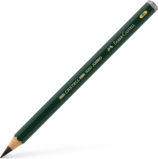 GRAPHITE PENCIL CASTELL 9000 JUMBO 8B