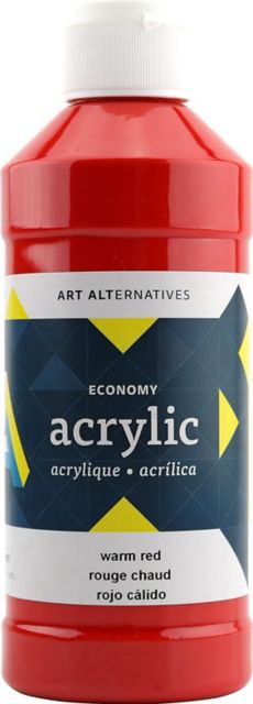 Acrylic Economy 16 oz Warm Red
