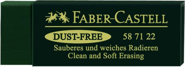 ART ERASER DUST FREE GREEN