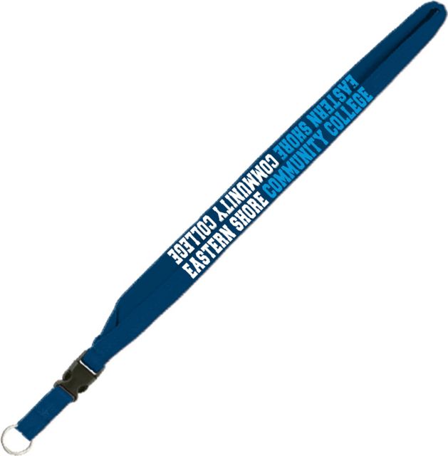 Eastern Shore Community College Woven 3/4'' Lanyard