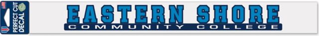 Eastern Shore Community College 2'' x 17'' Perfect Cut Decal