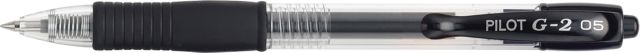 Pilot G2 Rollerball Pen, Black Ink, 0.5 mm - 12 count