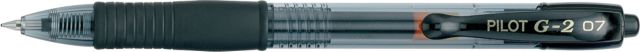 G2 GEL ROLLING BALL PEN RETRACTABLE FINE BLACK