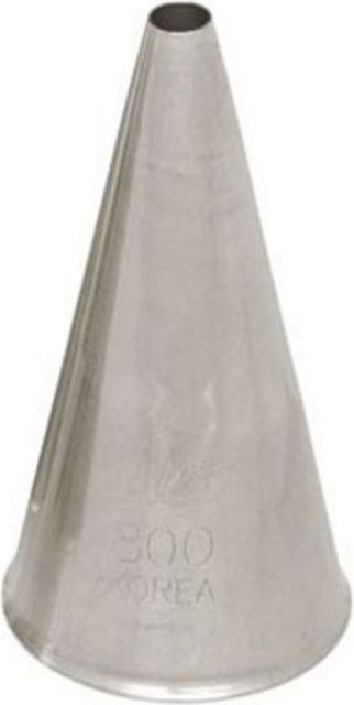 800 Plain Pastry Tube.  Stainless Steel.