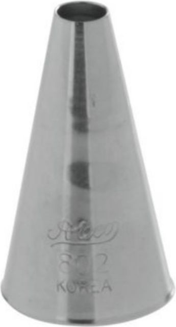 Plain Pastry tube, 1/4''.  Stainless Steel.