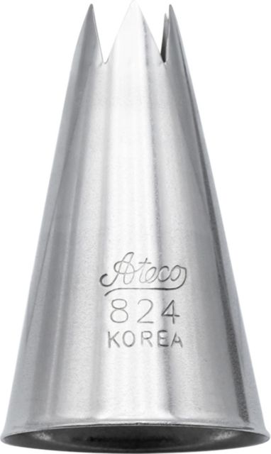 Star Pastry tube, 3/8''.  Stainless Steel.