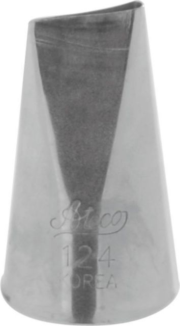 Large Rose Pastry Tube.  Stainless Steel.