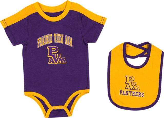 Prairie View A&M School of Nursing Infant Onesie with Bib