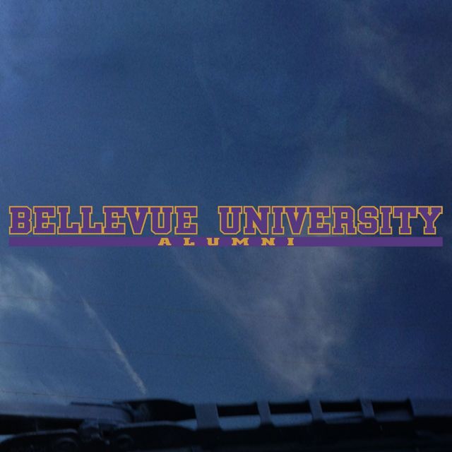 Bellevue University Alumni Strip Decal