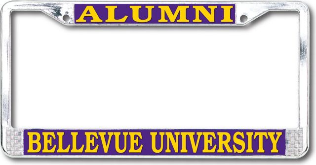 Bellevue University Alumni License Plate Frame