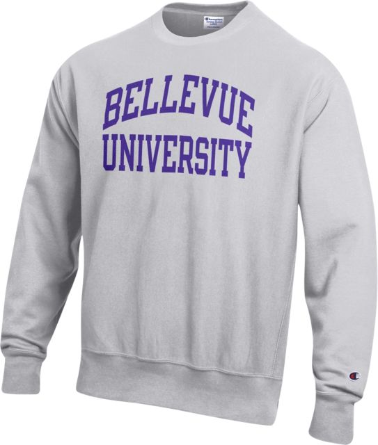 Bellevue University Reverse Weave Crewneck Sweatshirt