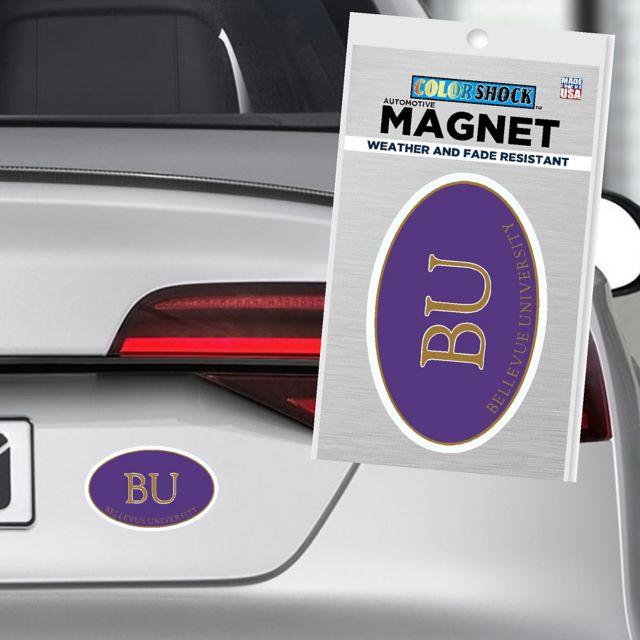 Bellevue University 4x4 Magnet