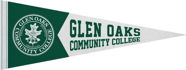 Glen Oaks Community College 9x24 Pennant