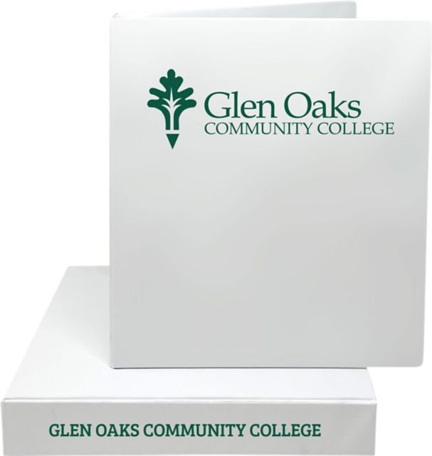 Glen Oaks Community College 1.5'' Vinyl Binder