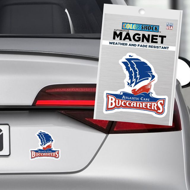 Atlantic Cape Community College 4x4 Small Buccaneers Magnet