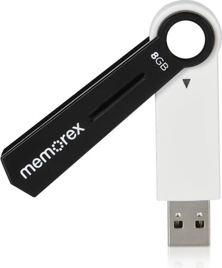 8GB Capless USB Drive White