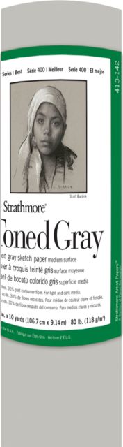 SKETCH TONED 400 ROLL GRAY 42 INCH X 10 YARDS