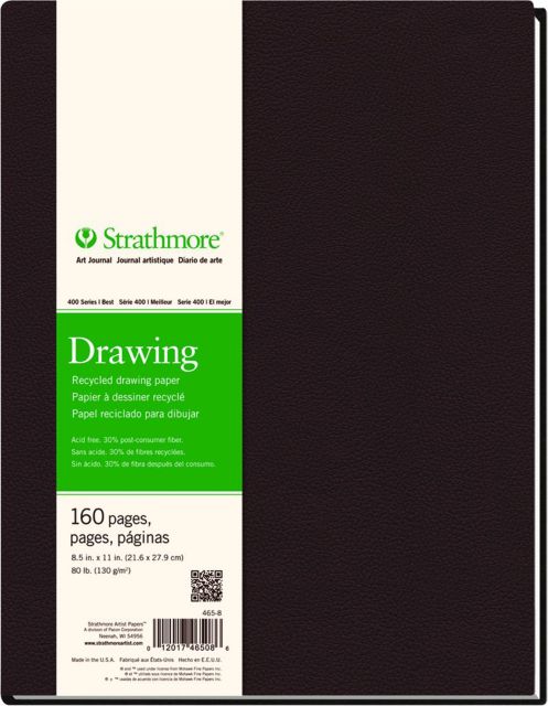 ART JOURNAL HARDBOUND DRAWING  8.5X11