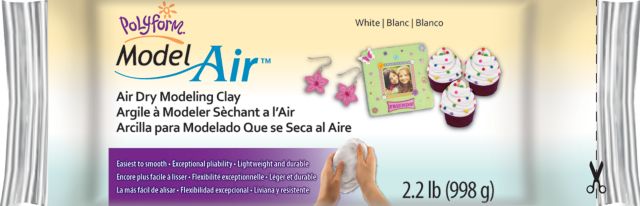 Model Air Clay, 2.2 lbs, White