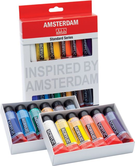 AMSTERDAM STANDARD ACRYLIC SET 12X20ML