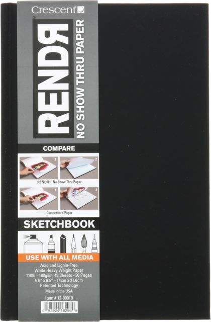 Rendr Sketchbook Hardcover 5.5X8.5