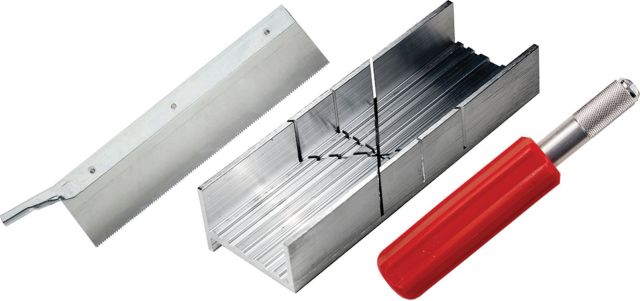 MITRE BOX AND SAW SET