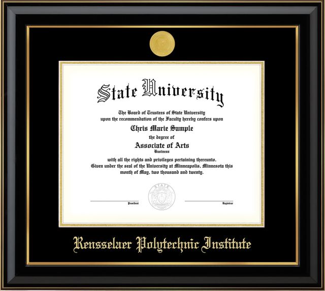 Rensselaer Polytechnic Institute 11" x 14" Diploma Frame