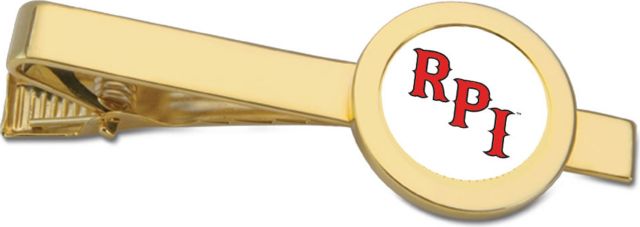 CSI Gold Tie Bar With Colored Medallian - ONLINE ONLY