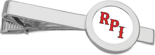 CSI Silver Tie Bar With Colored Medallian - ONLINE ONLY