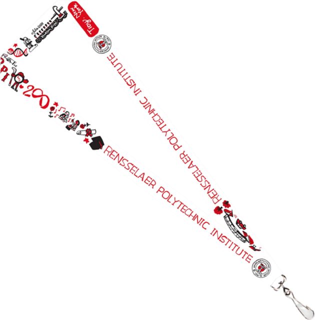 Rensselaer Polytechnic Institute Julia Gash 3/4" Lanyard