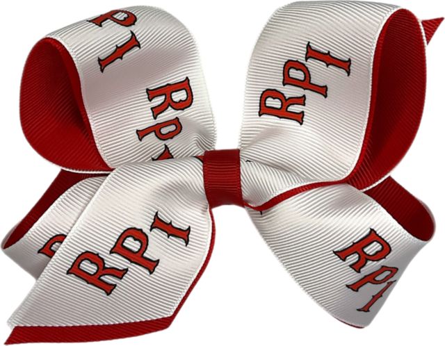 Rensselaer Polytechnic Institute Engineers Child 2-Toned Hairbow