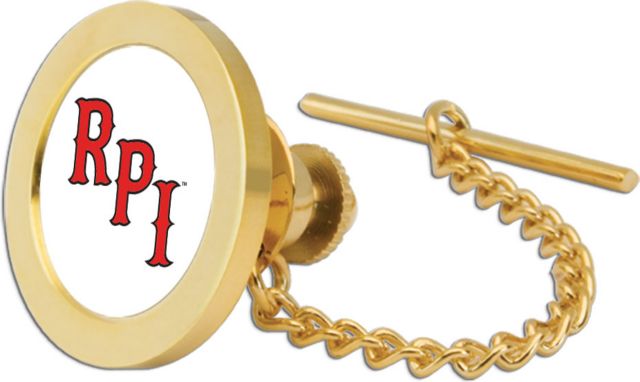 CSI Goldtie Tack/Lapel Pin Gift Boxed With Colored Medallion - ONLINE ONLY