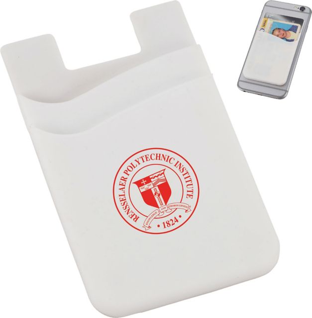 Rensselaer Polytechnic Institute Silicone Card Wallet