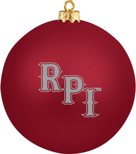 Rensselaer Polytechnic Institute Round Shatterproof Ornament