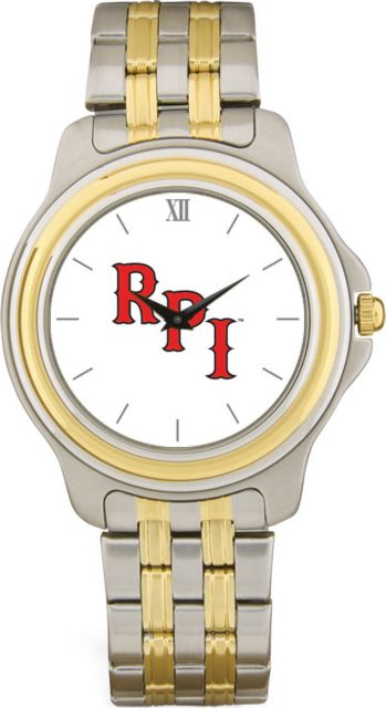 CSI Men's Two-Toned Wristwatch With Colored Medallion - ONLINE ONLY