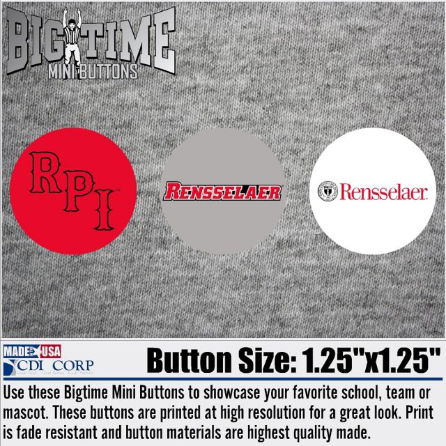 Rensselaer Polytechnic Institute 3-Pack Mini Button