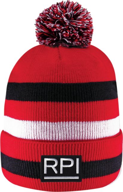 Rensselaer Polytechnic Institute Knit Cuff Pom Hat