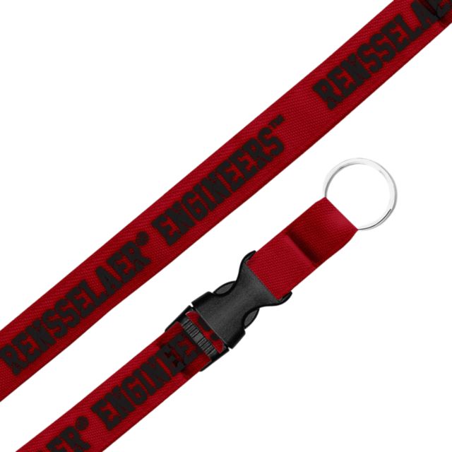 Rensselaer Polytechnic Institute 3-4'' Woven Lanyard