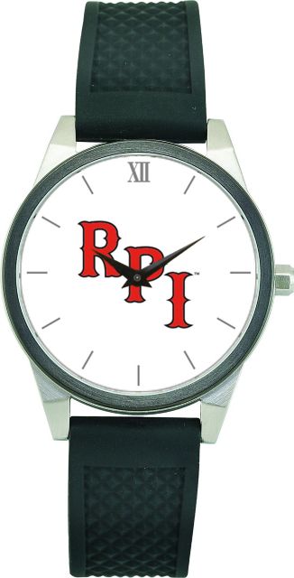 CSI Women's Wristwatch (Gift Boxed) With Black Silicone Strap And Color Medallion. - ONLINE ONLY