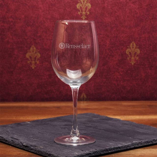 Rensselaer Polytechnic Institute 16 oz. Wine Glass