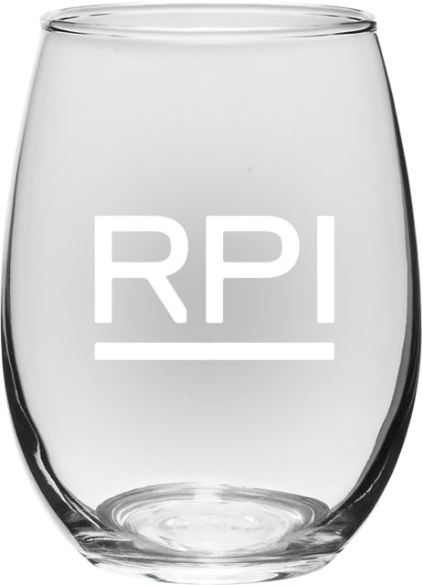 Rensselaer Polytechnic Institute 21 oz. Wine Glass