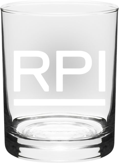 Rensselaer Polytechnic Institute 14 oz. Double Old Fashioned Glass