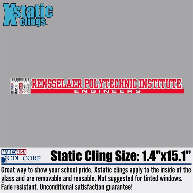 Rensselaer Polytechnic Institute Strip Decal