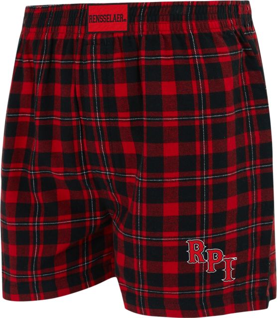 Rensselaer Polytechnic Institute Flannel Boxers
