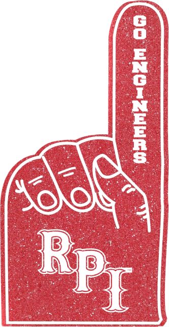 Rensselaer Polytechnic Institute 18" Foam Hand