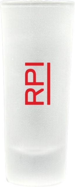Rensselaer Polytechnic Institute Frosted Collector's Glass