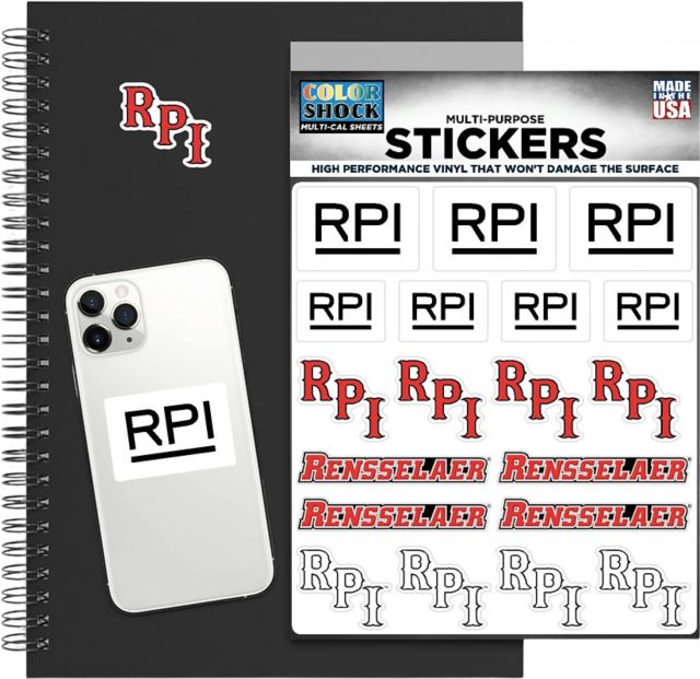 Rensselaer Polytechnic Institute Sticker Sheet