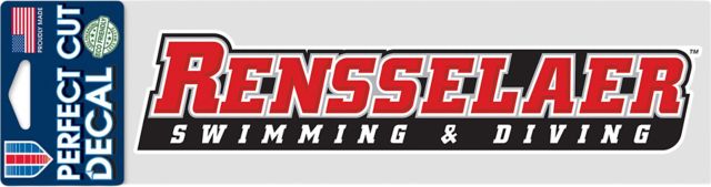 Rensselaer Polytechnic Institute Swimming 3 x 10 Decal