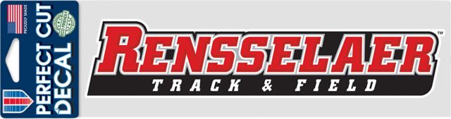 Rensselaer Polytechnic Institute 3 x 10 Track Decal